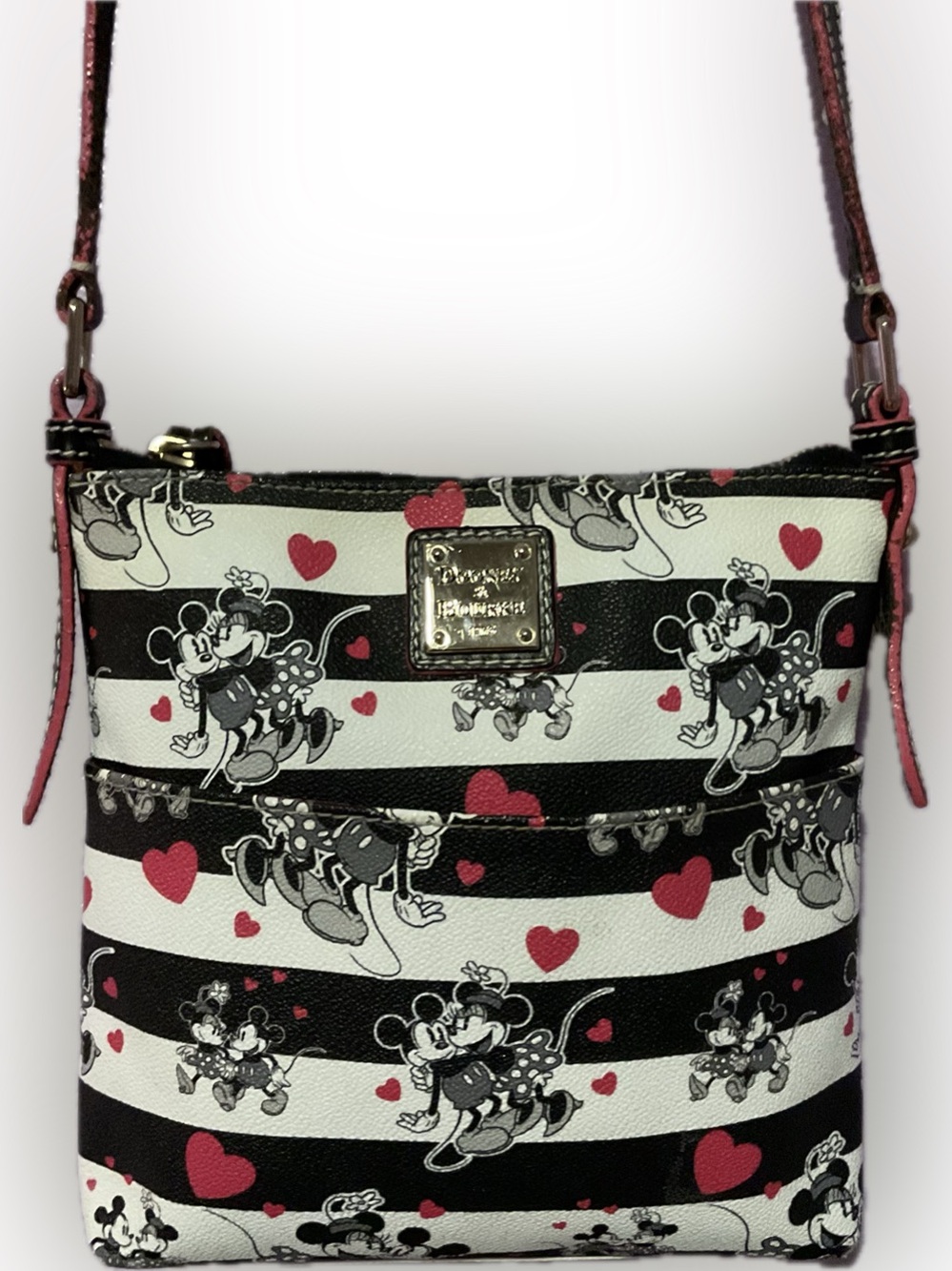 Dooney & Bourke X Disney Retired Sweethearts Mickey & Minnie Crossbody - Picture 3 of 6